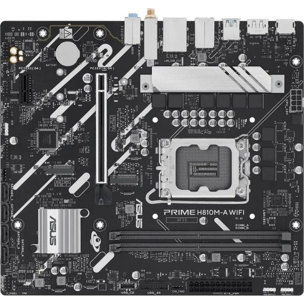 Материнская плата ASUS PRIME H810M-A WIFI Socket-1851, Intel H810, mATX, Ret